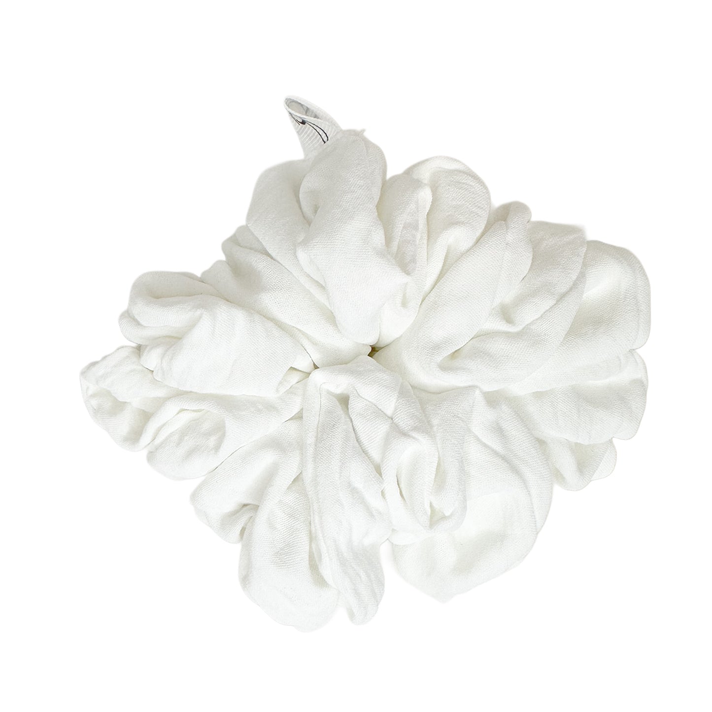 WHITE-Kacel Volume Scrunchie