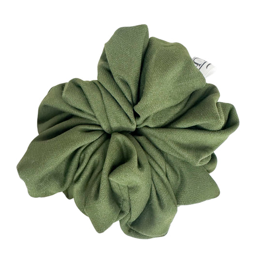 OLIVE GREEN-Kacel Volume Scrunchie
