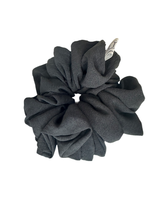 BLACK-Kacel Volume Scrunchie