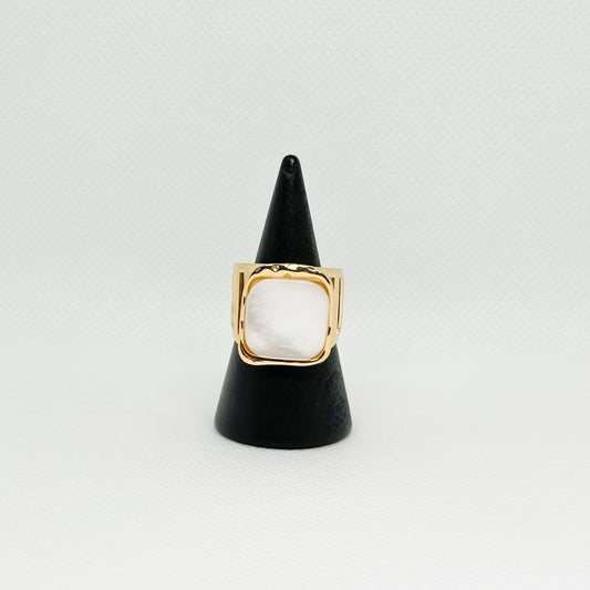 Elegant stainless steel plating open ring #1 one size
